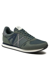 Armani Exchange Men’s Sneakers ECO-SUEDE B.Green+Night+Q.SH